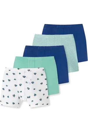 Schiesser Jungen 5 Pack Boxershort Unterhosen-95/5 Organic Bio Baumwolle-Größe 140 Unterwäsche, , 92 (5er Pack)