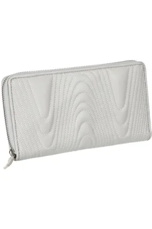Bodenschatz Ischia 4-232 is 27, Damen Geldbörsen, Beige (Offwhite), 22x12x2 cm (B x H x T)