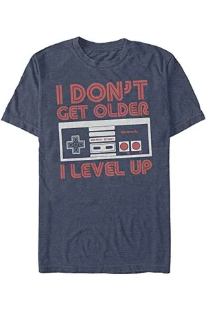 Nintendo Herren NES Controller Get Older Level Up T-Shirt, , XX-Large