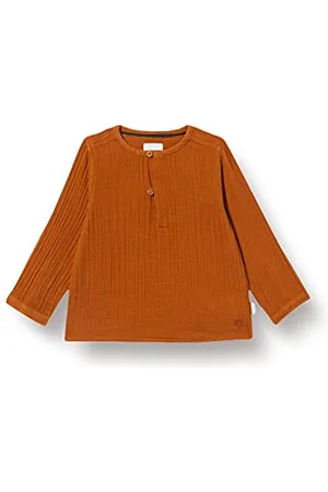 Noppies Unisex Baby U Blouse LS Swinton Bluse, Roasted Pecan-P672, 80