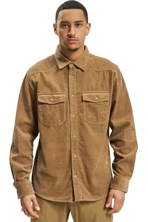 Brandit Herren Corduroy Classic Shirt Long Sleeve Klassisches Hemd, ,5XL