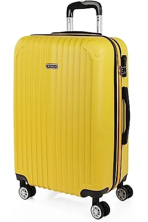 Itaca Koffer Groß, Koffer Mittelgroß, Hartschalenkoffer M - Robuster Hartschalenkoffer & Koffer & Trolleys mit 4 Rollen, ideal als Reisekoffer für Jede Reise