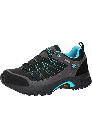 BRUTTING Damen Mount Egmont Traillaufschuhe, schwarz/grau/türkis, 41 EU