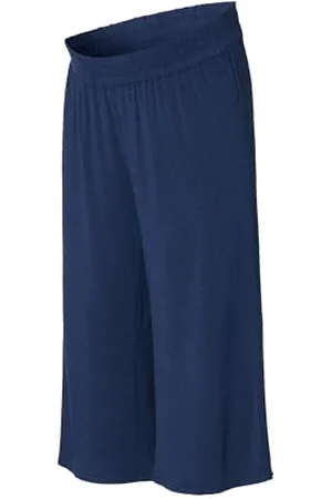 ESPRIT Damen Pants Under The Belly Culotte Hose, Dark Navy-402, L