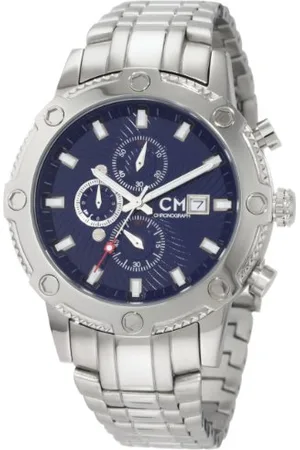 Carlo Monti Herren-Armbanduhr Stahl/blau/Stahl CM100-131