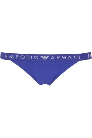Emporio Armani Damen Iconic Logoband Brasilian Halber Slip, , XS