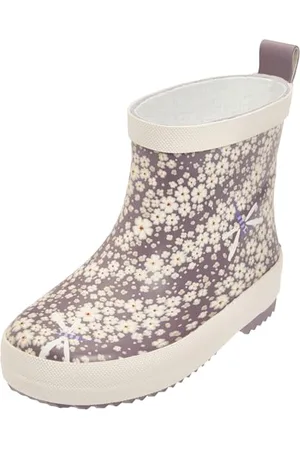 Playshoes Gummistiefel Halbschaft Blumen Unisex Kinder Gummistiefel, , 26 EU
