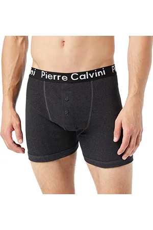 Pierre Calvini (6/12-Pack) Herren Boxershorts Mit Elastischem Bund | Button-Fly im Stretch-Fit-Design | Multipack