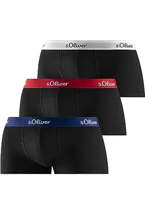 QS by s.Oliver Hipster Basic 3er-Pack für Herren,Größe XL,Farbe