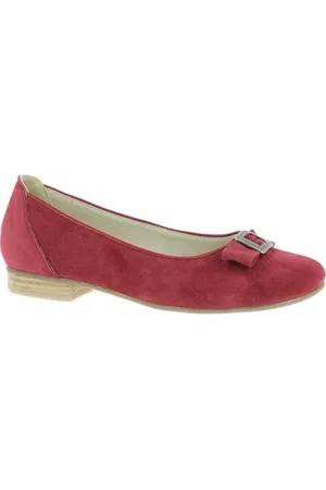 Hirschkogel by Andrea Conti Damen 3006826 Geschlossene Ballerinas, Rot (Himbeere 456)