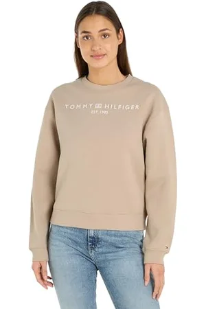 Tommy Hilfiger Damen Sweatshirt Mdrn Reg Corp Logo C-Nk Swtshrt ohne Kapuze, , XXXL