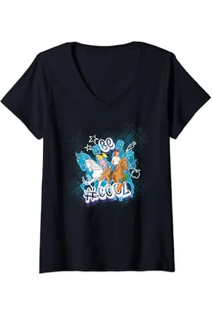 Bibi & Tina #becool T-Shirt mit V-Ausschnitt