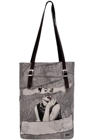 Dogo Vegane Damen Schultertaschen Umhängetaschen Tall Bag - Go Back to Being Yourself