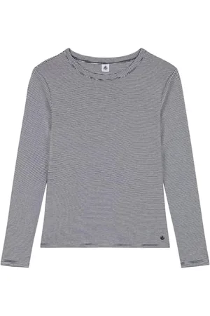 Petit Bateau A0BLK Langärmeliges T-Shirt Damen M