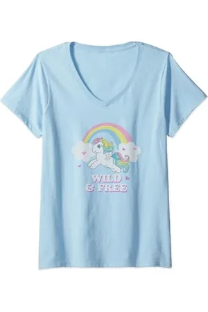 My Little Pony Starshine Retro Wild & Free Rainbow Hearts T-Shirt mit V-Ausschnitt