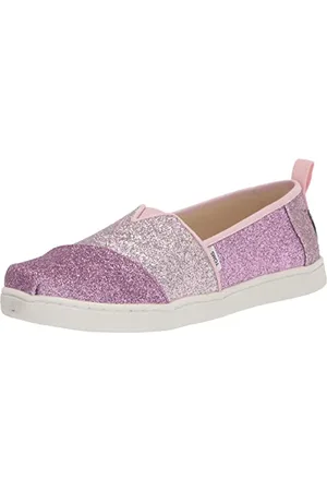 TOMS Jungen Mädchen Winzige Alpargata Flacher Slipper, Violett/Rosa, 19.5 EU