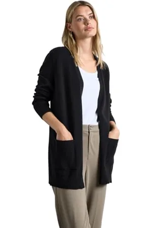 Street one Damen A253788 Offener Cardigan, Black, 36