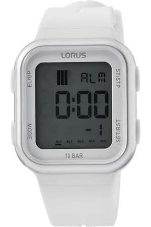 Lorus Herren Digital Quarz Uhr mit Silikon Armband R2355PX9
