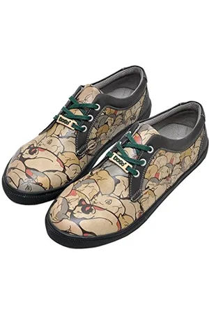 Dogo Damen Cord Sneaker, Multicolore, 36 EU