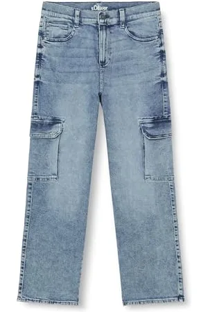 QS by s.Oliver Junior Cargo Jeans Hose, Slim Fit