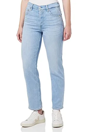 Replay Damen MAIJKE Straight Jeans, 010 Blu, 26W / 30L