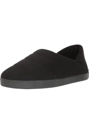 TOMS Herren Ezra Hausschuh, Schwarzes Filz-Fleece, 40.5 EU