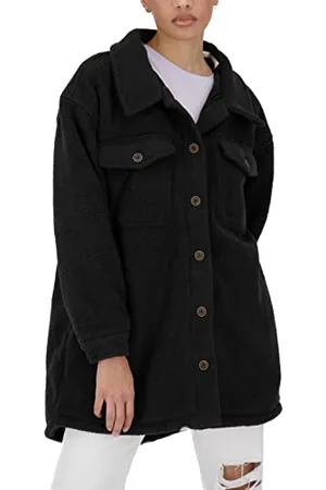 alife kickin ALIFE and Kickin CarolinaAK G Coat – Damen Winterjacke Parka – Kurzer Mantek mit Kapuze – Perfekt für Kalte Tage, Herbst & Winter – Robuste Jacke L