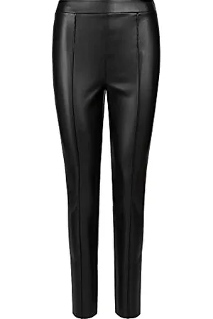 Apart Damen Lederimitat Leggings Hosen, , Normal