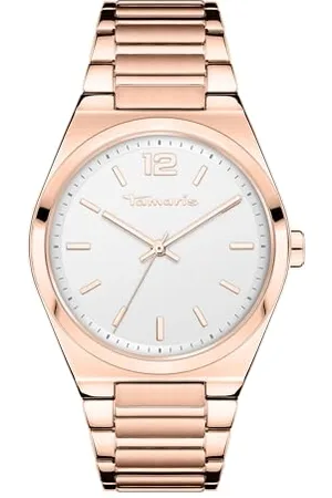 Tamaris Damen Analog Quarz Uhr mit Edelstahl Armband TT-0146-MQ