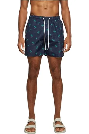 Urban classics Herren Pattern Swim Shorts Badehose, , M