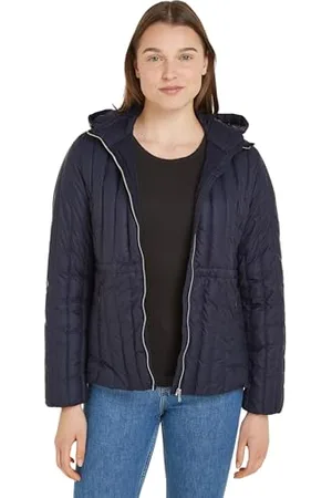 Tommy Hilfiger Damen Daunenjacke mit Kapuze, , S