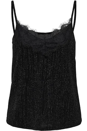 ONLY Damen Onlnew Carol S/L Glitter Mix BOXJRS Top, , Medium