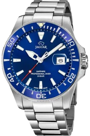 Jaguar J860/C Executive Collection Watch 43.5 mm Blue with Steel Strap for Men