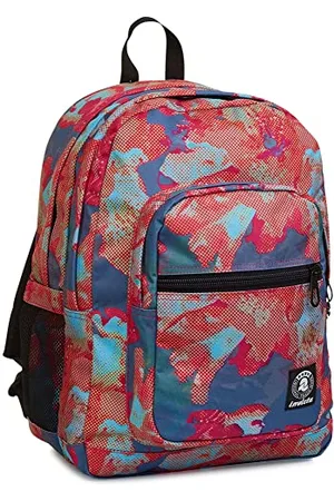 7 for all Mankind Invicta Rucksack aus nachhaltigem Stoff, Backpack mit Trinkflaschenfach, Laptopfach, Extra Platz - 38 LT - Unisex, für Schule, Sport und Freizeit, italienisches Design, , JELEK FANTASY