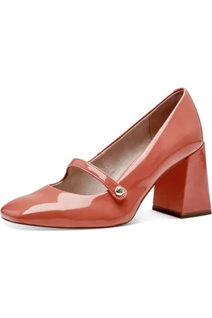 Tamaris Damen Pumps mit Riemchen Vegan Blockabsatz; / ; 36