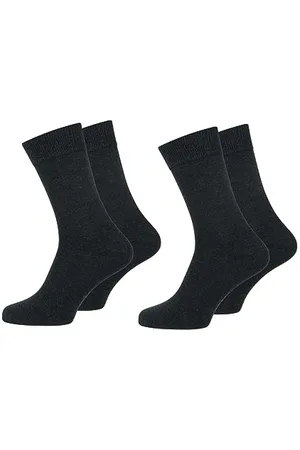 Nur Der Herren 2er Pack Baumwolle Business Classic Mit Komfortbund Socken, , 39-42 EU