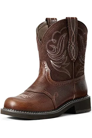Ariat Heritage Dapper Fatbaby Western Boot-Damen Leder Westernstiefel, Königliche Schokolade/Fudge, 38.5 EU