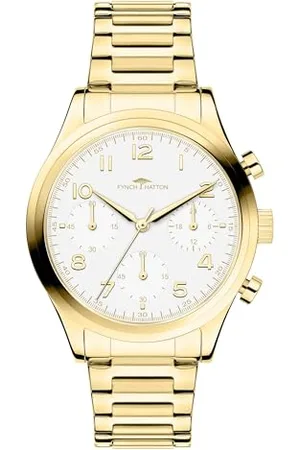 Fynch-Hatton Damen Analog Quarz Uhr mit Edelstahl Armband FHT-0010-MC