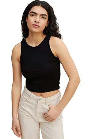TOM TAILOR Damen Cropped Tanktop 1031492, , XL