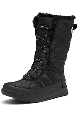 sorel Whitney 2 Tall Lace Waterproof wasserdichte Winterstiefel für Damen, (Black), 38 EU