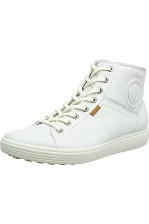Ecco Damen SOFT7W High-Top, WeiÃŸ (White 1007), 35 EU