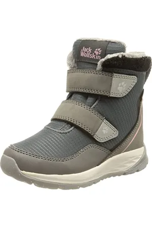 Jack Wolfskin Polar Wolf Texapore Mid VC K Outdoorschuhe, pebble grey / off-white, 26