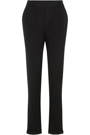 VERO MODA Damen Hose 10225280 Black1 Xl-32
