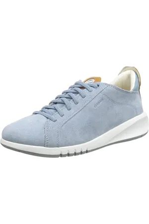 Geox Damen D AERANTIS Sneaker, LT Sky/Camel, 38 EU
