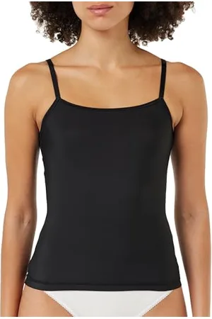 Sloggi Damen Soft Adapt Spaghetti Shirt, Black, L