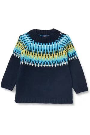 Koton Babyboy Sweater Stand-Up Neck Long Sleeve Ethnic Patterned