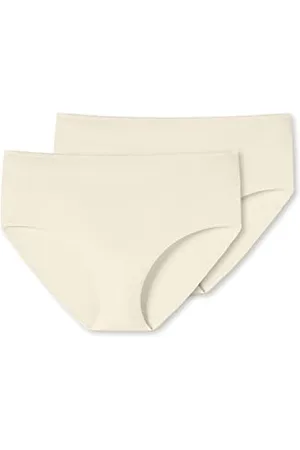 Schiesser Schiesser Uncover Damen Midislip 2-Pack - Off-White - Größe S