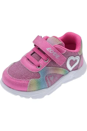 chicco Kindersneaker mit Klettverschluss und Elastischen Schnürsenkeln, Bequem, Flexibel und Atmungsaktiv, Perfekt für Frühling und Herbst, Sneaker für Mädchen, Entworfen in Italien
