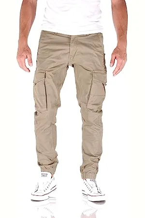 JACK & JONES Paul Flake Cargo Tapered Fit Herren Jeans Hose, Farbe: , Hosengröße:W30/L30