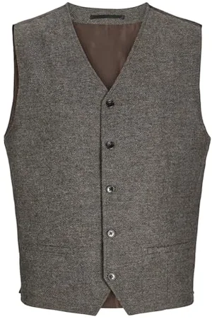 JACK & JONES Male Weste JPRWINTER Regular Fit Anzugweste